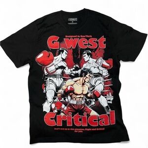 Critical Boxing Graphic Tee - Black